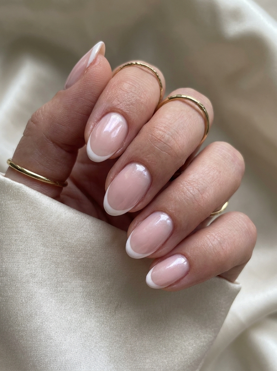 Glazed French Nails als Glazed Nails Inspiration 2026